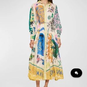 ALÉMAIS Soleil Patchwork Belted Midi/Maxi Dress
Like new,worn once
Size:10UK-6US